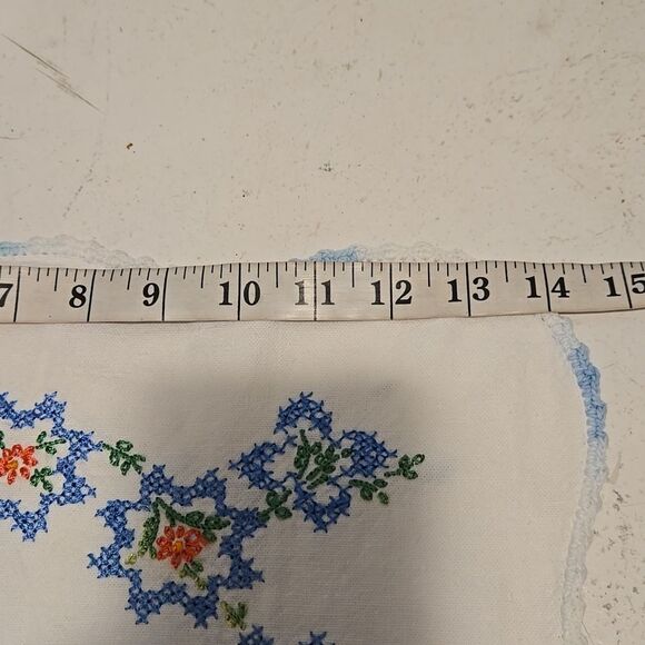 Vintage / Antique Needlepoint Kitchen Towel - Picture 8 of 10